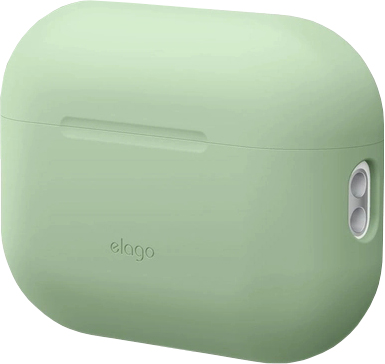 Чехол Elago Silicone Basic Case with Nylon Lanyard Pastel Green для Airpods Pro 2nd Gen